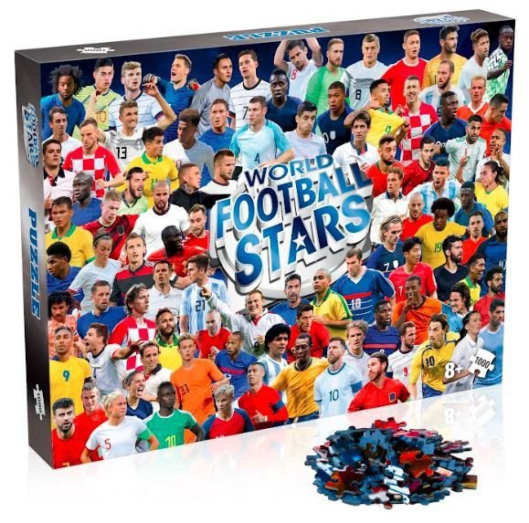 Winning Moves Puzzle 1000 elementów World Football Stars