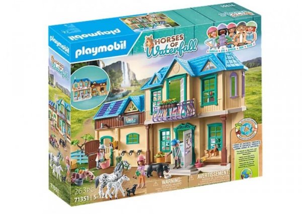 Playmobil Zestaw z figurkami Horses 71351 Ranczo Waterfall