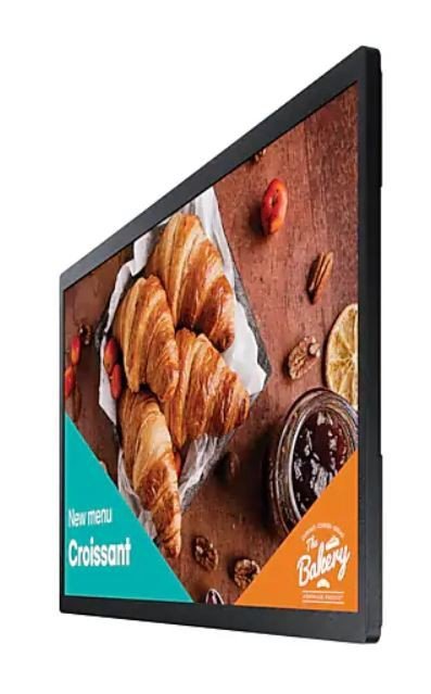Samsung Monitor profesjonalny QB24C 24 cali Matowy 16h/7 250(cd/m2) 1920x1080(FHD) S10 Player (Tizen 7, VXT Ready) WiFi/BT 3 lat