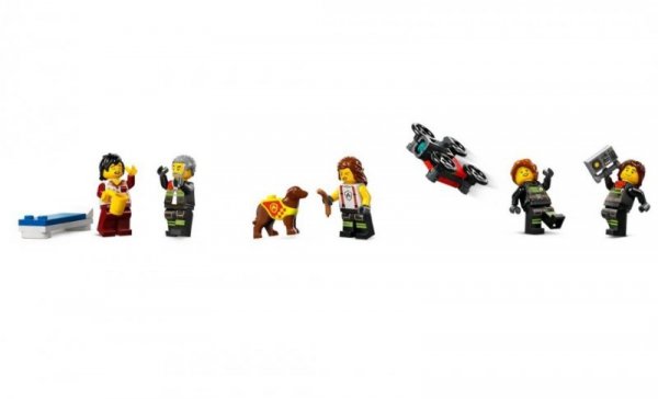 LEGO Klocki City 60414 Remiza strażacka z wozem strażackim