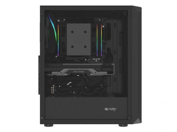 Natec Obudowa Fury Shobo SH4F Midi Tower z oknem Czarna