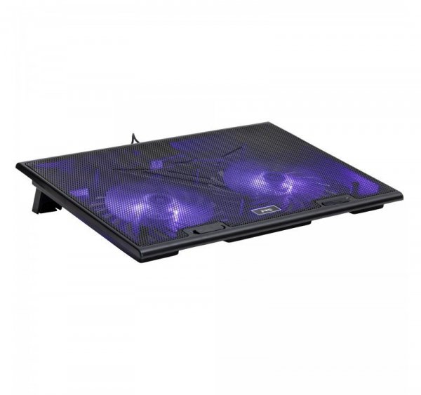 MS Podstawka chłodząca MS COOL D105 LED 2X USB Czarna
