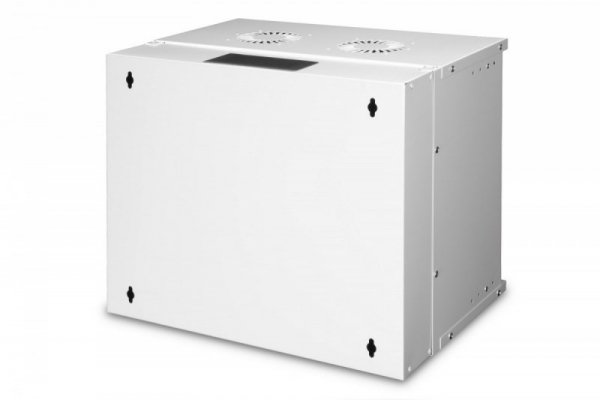 Digitus Szafa sieciowa wisząca 19&quot; 9U, SOHO PRO 460 x 540 x 400 mm, nośność 60kg, drzwi szyba, niezłożona, Szara