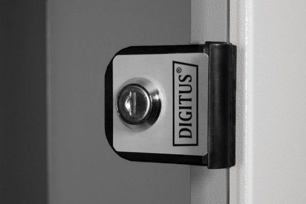 Digitus Szafa sieciowa wisząca 19&quot; 12U, SOHO PRO 595 x 540 x 400 mm, nośność 60kg, drzwi szyba, niezłożona, Szara