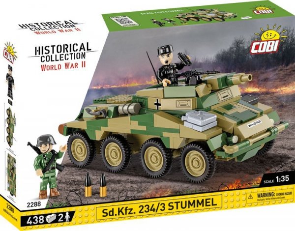 Cobi Klocki Klocki Historical Collection Sd.Kfz. 234/3 Stummel