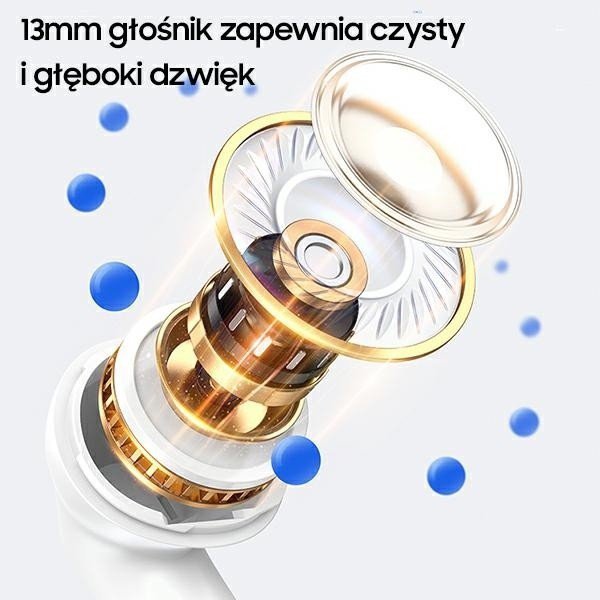 USAMS Słuchawki Bluetooth TWS 5.2 NX10 Series Dual microfon czarne