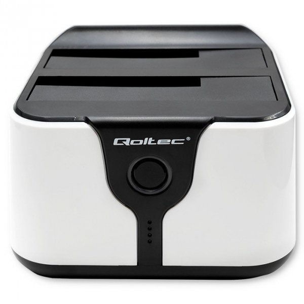 Qoltec Stacja dokująca do dysków HDD SSD 2.5&quot; 3.5&quot; | SATA III | USB 3.0 | Super speed 5Gb/s | z funkcją klonowania off