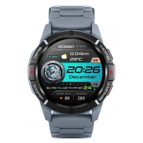 Mibro Smartwatch GS Active 1.3 cala 400 mAh Szary
