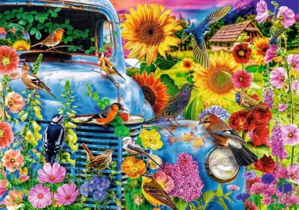 Trefl Puzzle 1000 elementów Premium Plus Quality Wiejska Sielanka: Śpiewające ptaki