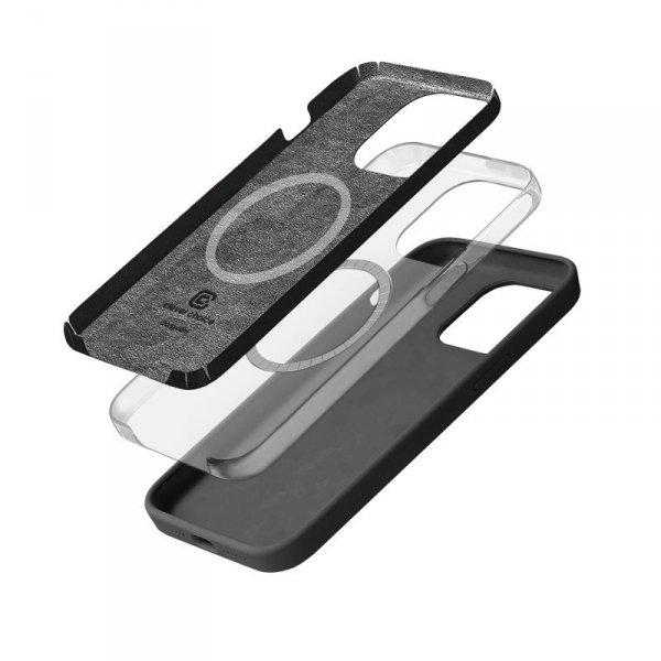 CRONG Etui Color Cover Magnetic - iPhone 15 Pro Max MagSafe Tytanowe