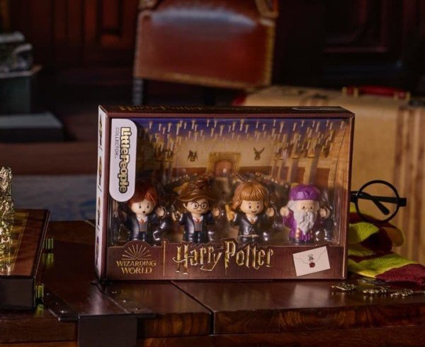 Mattel Zestaw figurek Little People Harry Potter 4-pak Kamień filozoficzny