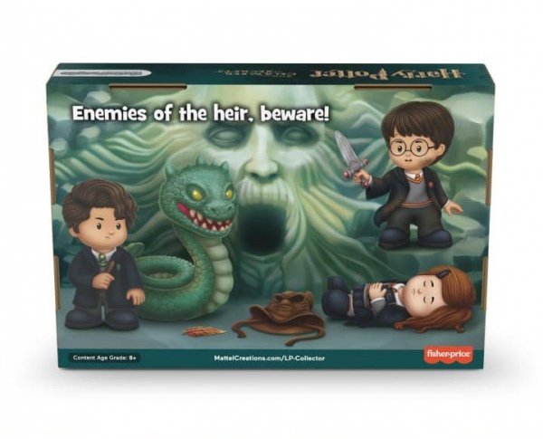 Mattel Zestaw figurek Little People Harry Potter 4-pak Komnata Tajemnic
