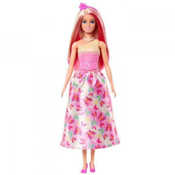 Mattel Lalka Barbie Księżniczka z długimi włosami, różowo-blond