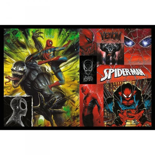 Trefl Puzzle 2x200 elementów Dzień i noc Spidermana