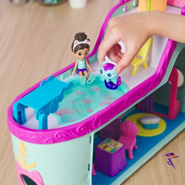 Spin Master Zestaw figurek Koci Domek Gabi Statek wycieczkowy Syrenkokotki
