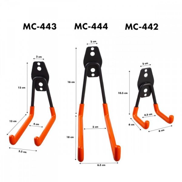Maclean Uchwyt ścienny garażowy 25kg MC-444