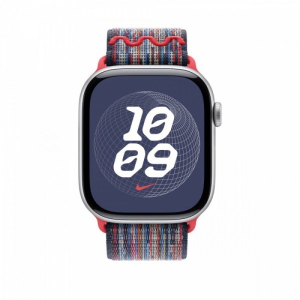Apple Opaska sportowa Nike w kolorze niebieskim/czerwonym do koperty 46 mm