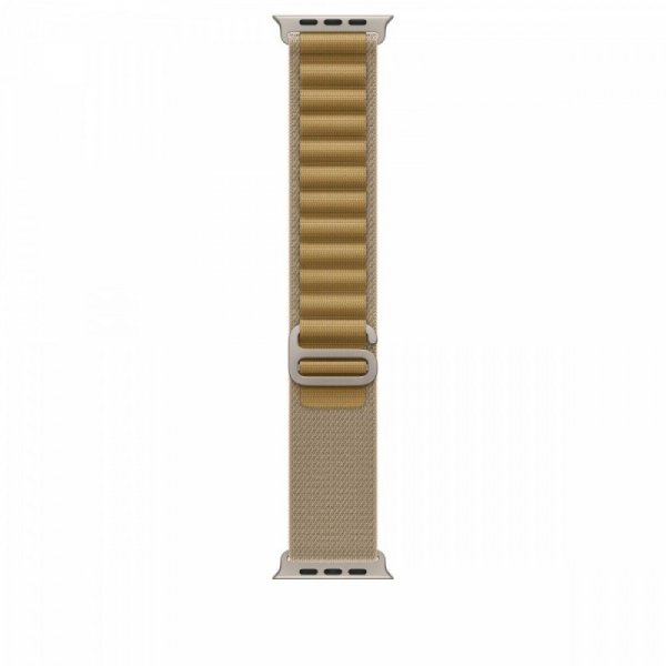 Apple Opaska Alpine w kolorze beżu do koperty 49 mm - rozmiar M - elementy z tytanu w kolorze naturalnym