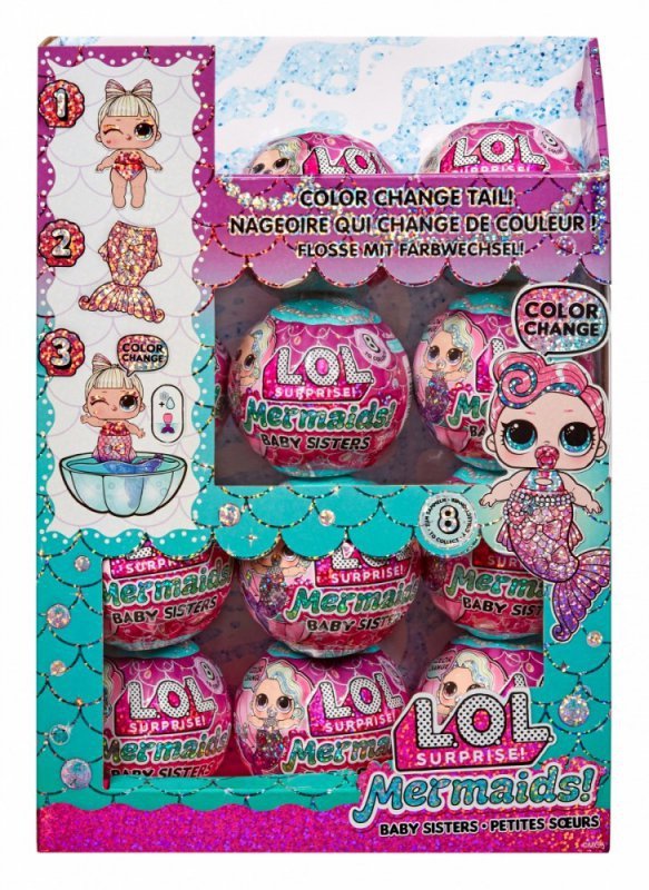 MGA Laleczka L.O.L. Surprise Mermaids Syrenka w kuli niespodzianka