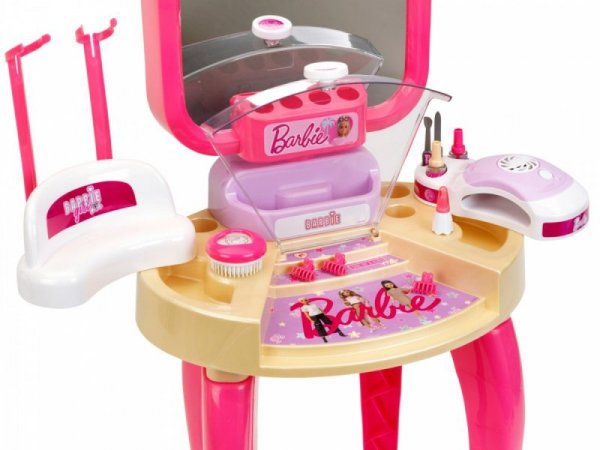 Klein Toaletka Barbie z lampą do paznokci hybryd