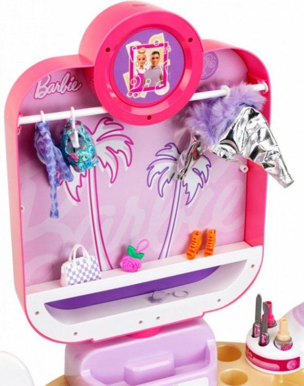 Klein Toaletka Barbie z lampą do paznokci hybryd