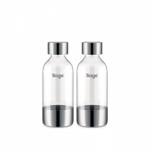 Sage Butelki do saturatora SCA002BSS 0,6l 2 sztuki