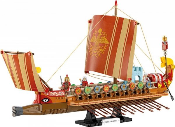 Cobi Klocki Klocki Imperium Romanum - Okręt wojenny 1810 klocków