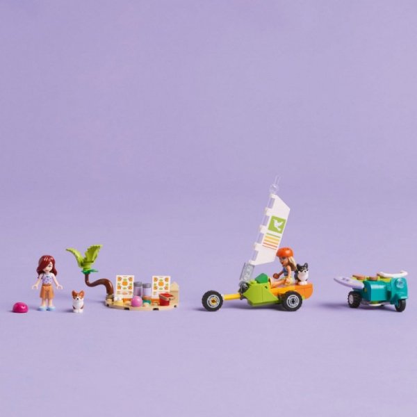LEGO Klocki Friends 42641 Przygoda z surfującymi psami i skuterem