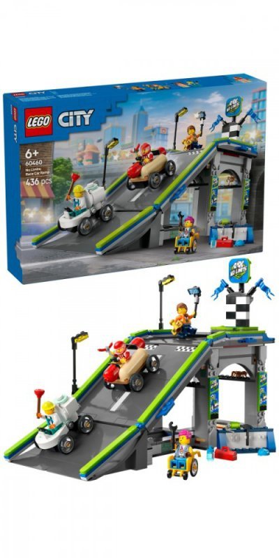 LEGO Klocki City 60460 Bez granic: tor z rampami dla wyścigówek