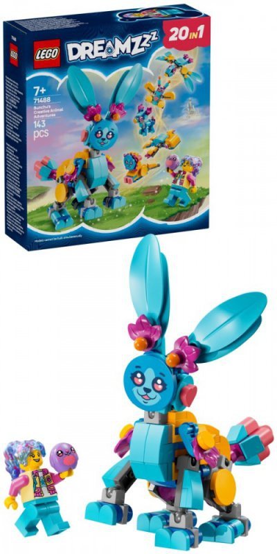 LEGO Klocki DREAMZzz 71488 Kreatywne zwierzęce przygody Bunchu