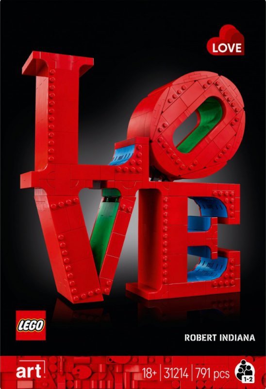LEGO Klocki ART 31214 LOVE