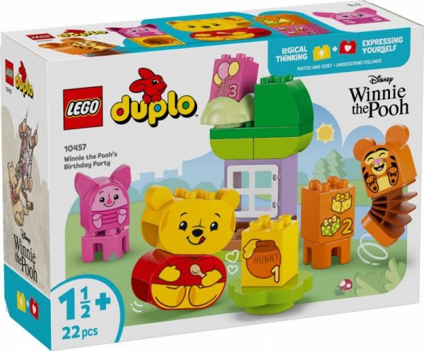 LEGO Klocki DUPLO 10457 Przyjęcie urodzinowe Kubusia Puchatka