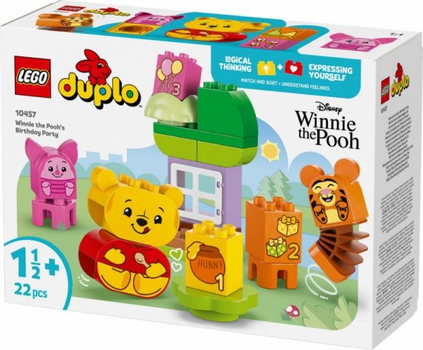 LEGO Klocki DUPLO 10457 Przyjęcie urodzinowe Kubusia Puchatka