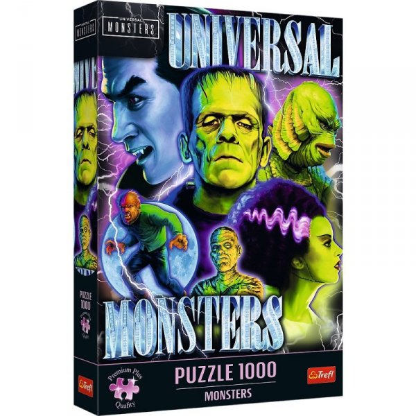 Trefl Puzzle 1000 elementów Potwory klasyczne horrory
