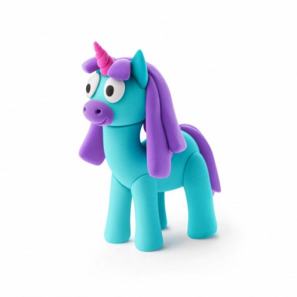 Tm Toys Masa plastyczna Hey Clay Jednorożce 3 pak, Rainy