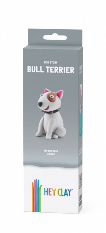 Tm Toys Masa plastyczna Hey Clay Figurka Psy Bulterier