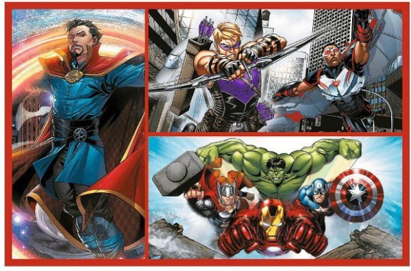 Trefl Puzzle  2x70 elementów Avengers Zostań bohaterem