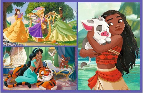 Trefl Puzzle 2x70 elementów Księżniczki Disneya Bajkowe dni