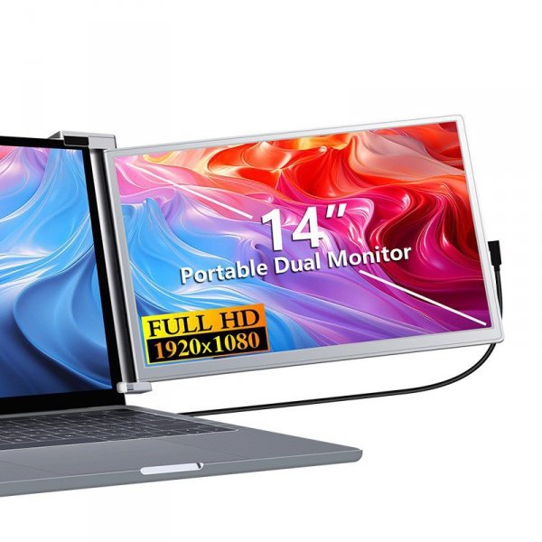 Extralink Przenośne monitory do laptopa Smart Life S14  14&#039;&#039; 2 monitory,  IPS,1920x1200
