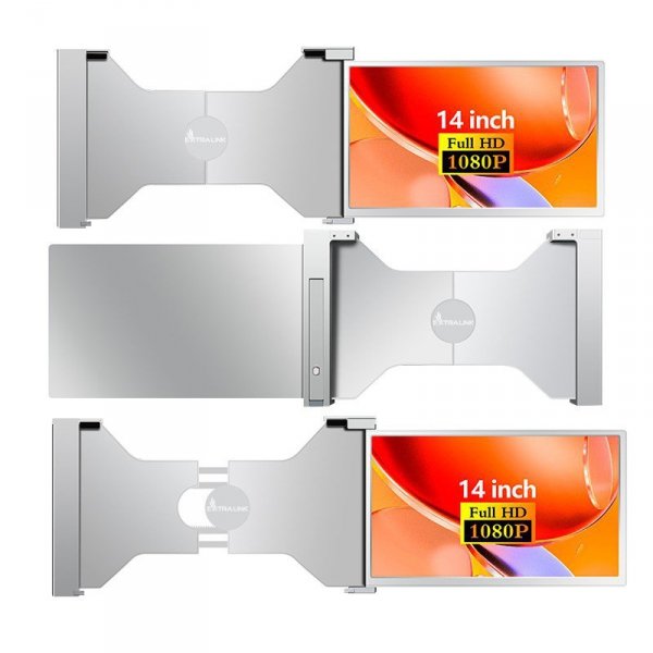 Extralink Przenośne monitory do laptopa Smart Life S14  14&#039;&#039; 2 monitory,  IPS,1920x1200