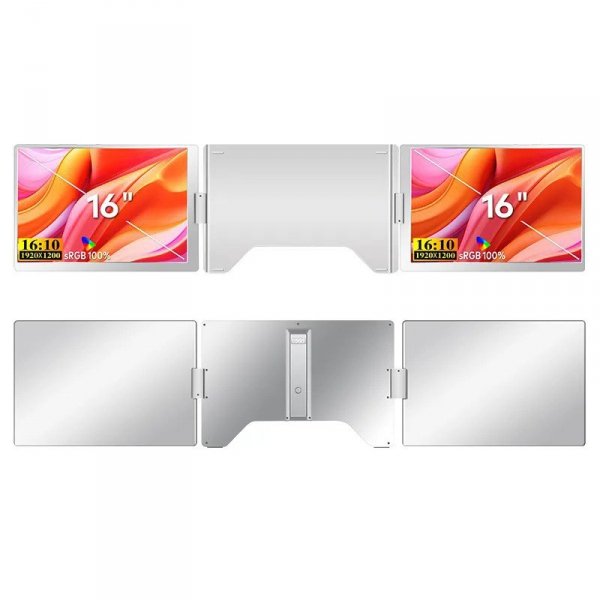 Extralink Przenośne monitory do laptopa Smart Life S880 16 &#039;&#039; 2 monitory,IPS,1920x1200