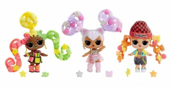 MGA Lalka L.O.L. Surprise Hair Beads Tots Display 33 sztuki