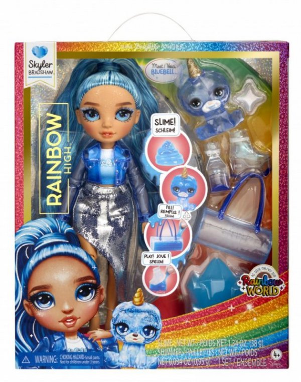 MGA Lalka Rainbow High Classic Rainbow Fashion Skyler