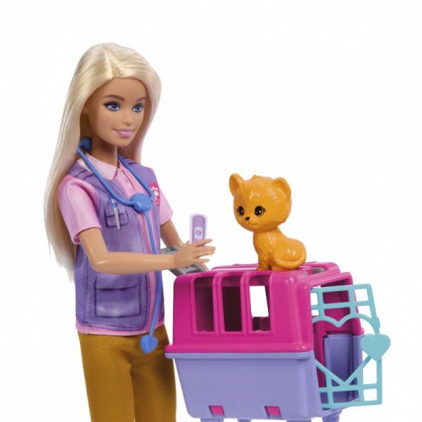 Mattel Lalka Barbie Ratowniczka zwierząt Kariera