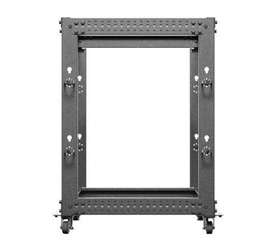 Lanberg Open rack 19&#039;&#039; 15U 600x600-1100 regulowany czarny
