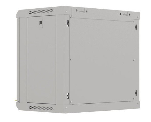 Lanberg Szafa instalacyjna rack wisząca 19&quot; 9U 540x350 szara drzwi przeszklone ( flat pack)