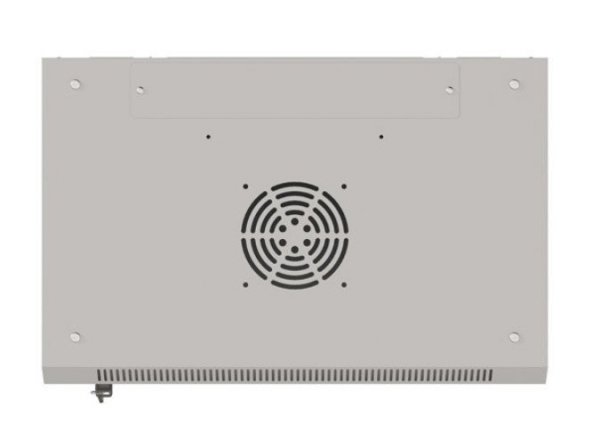 Lanberg Szafa instalacyjna rack wisząca 19&quot; 9U 540x350 szara drzwi przeszklone ( flat pack)