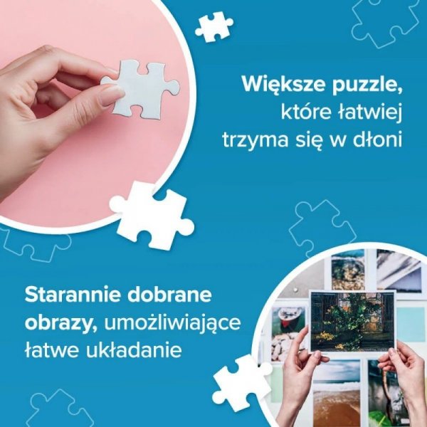 Trefl Puzzle 300 elementów EasyPiece Znaczki pocztowe; dla seniora