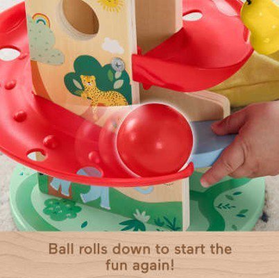 Fisher Price Wood Drewniany domek z kuleczką
