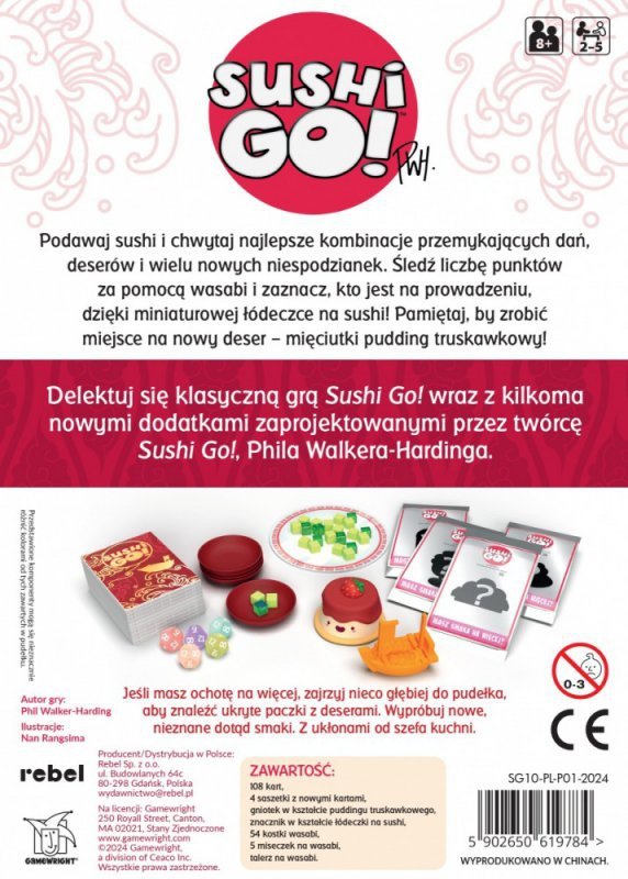 Rebel Gra Sushi Go! 10 rocznica